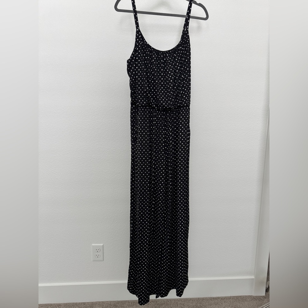 Black and White Polka Dot Jumpsuit